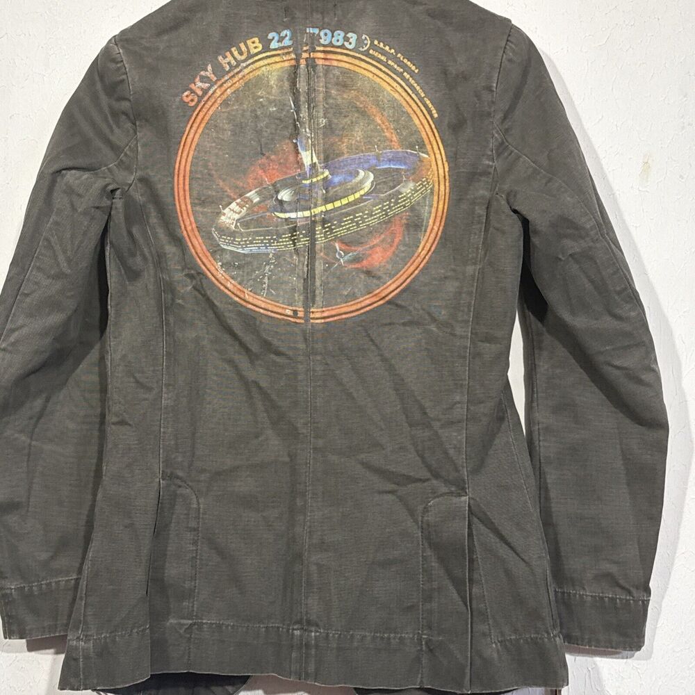 Diesel Space Sky Hub Canvas Blazer Jacket Men’s Small Vintage